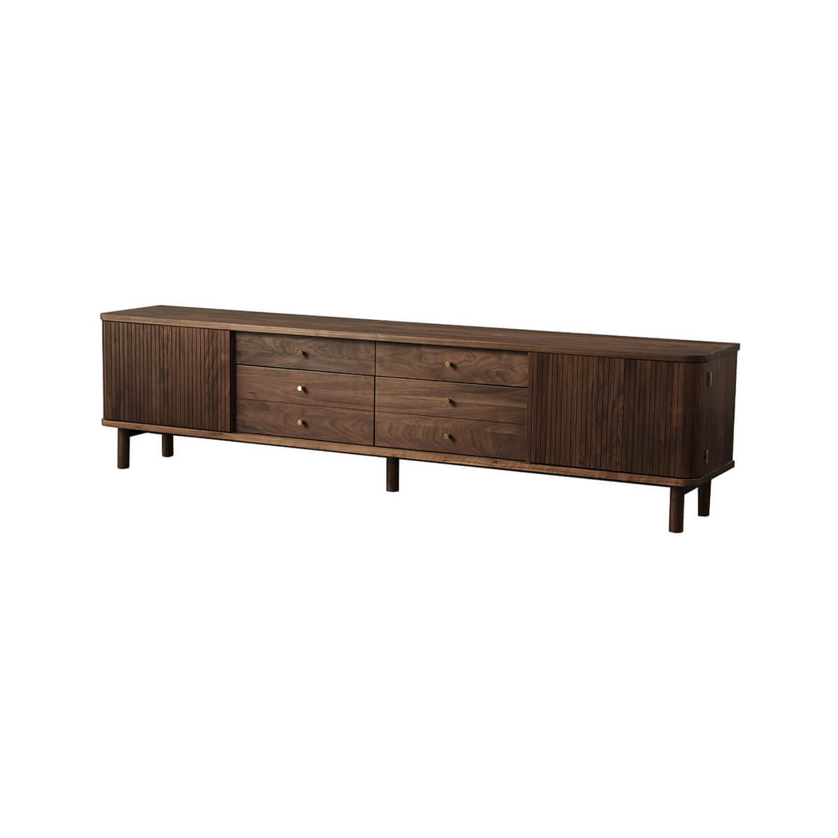 YSU-Luxemburg Solid Walnut TV Unit