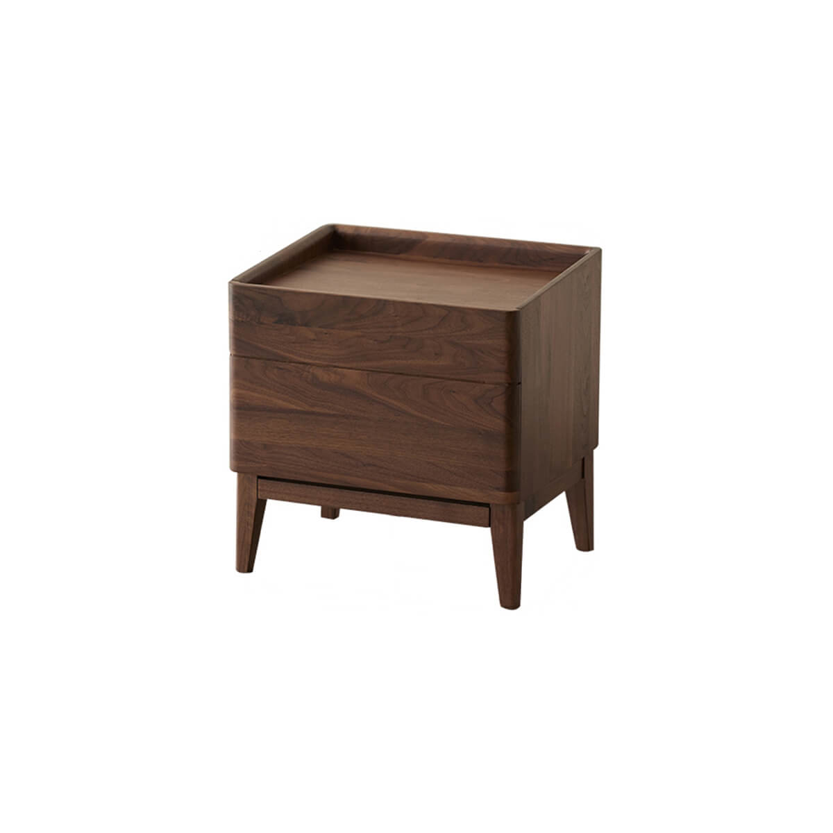 YSU-Stanley Solid Walnut Bedside Table