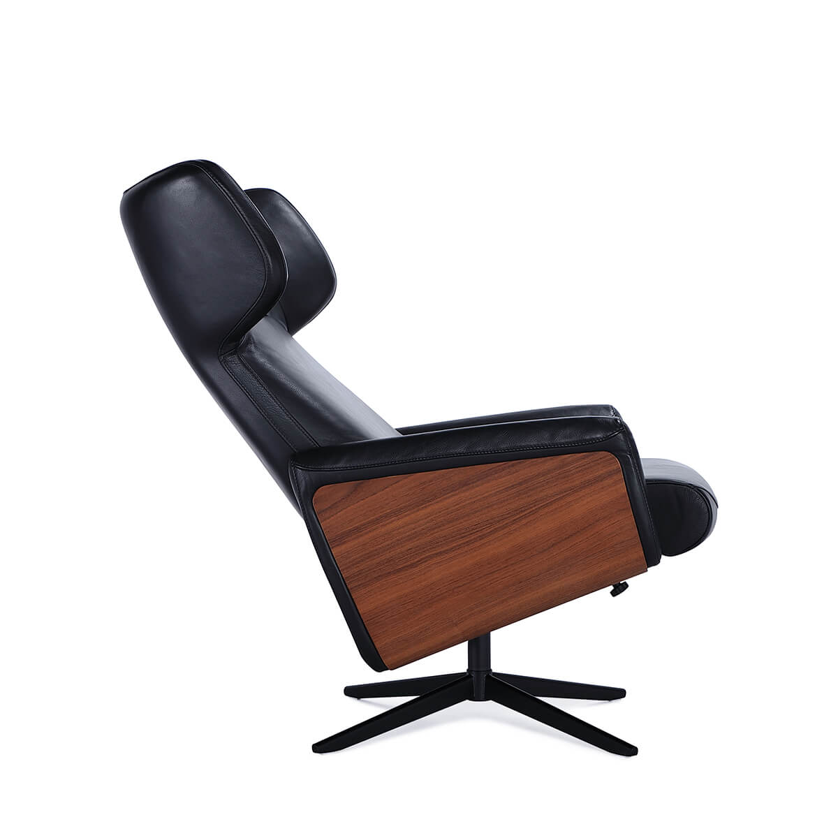 KEBE Noelia Swivel Recliner Chair and Stool