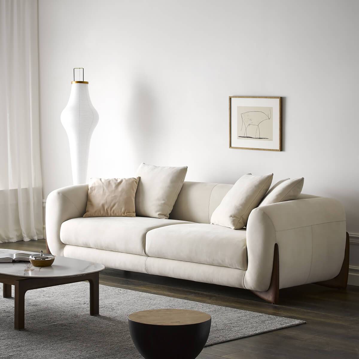 Nora Full Leather Sofa Z-furnishing