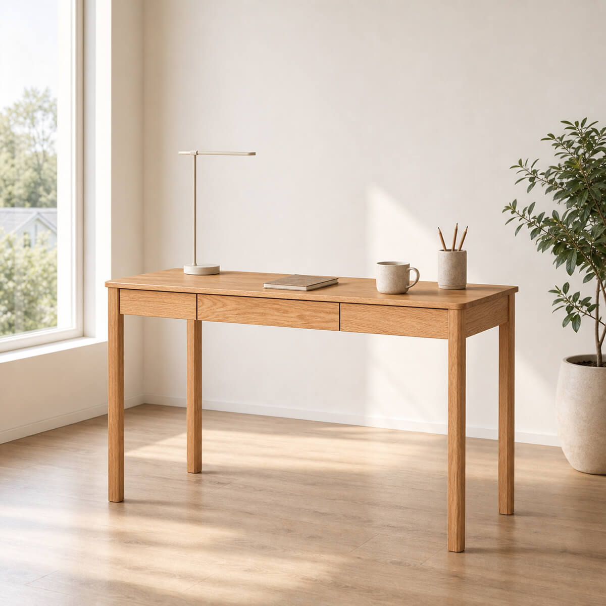 Denmark Solid Oak Desk