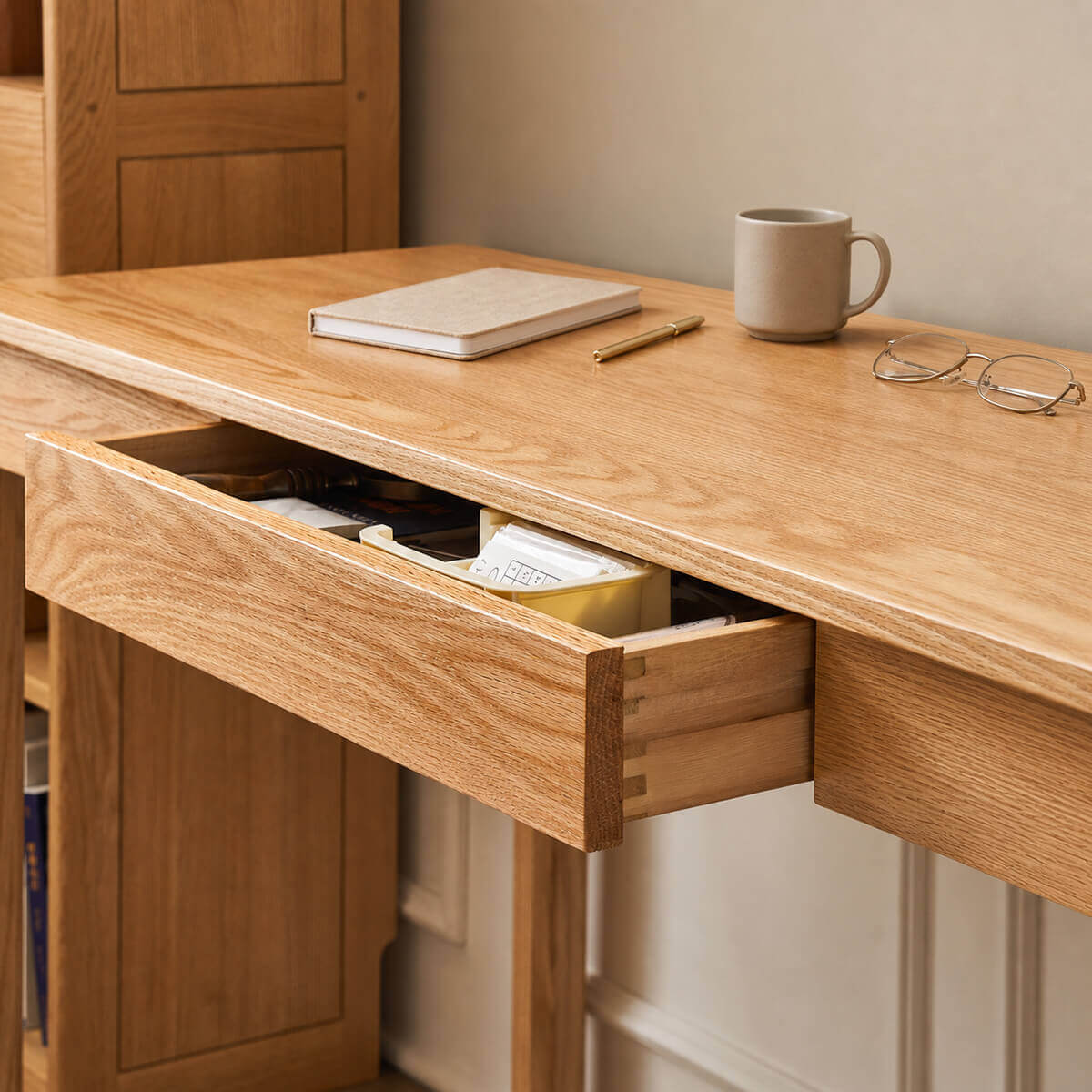 Denmark Solid Oak Desk