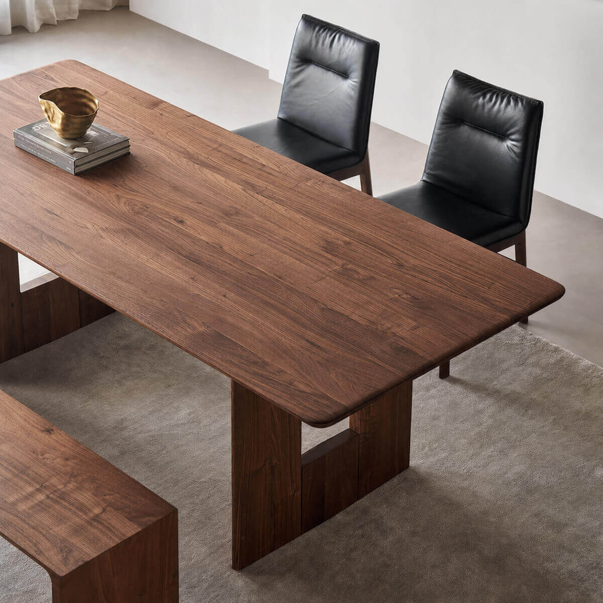 Hudson Solid Walnut Dining Table