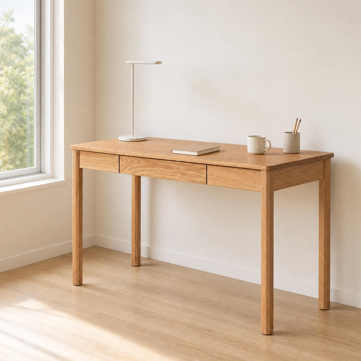 Denmark Solid Oak Desk