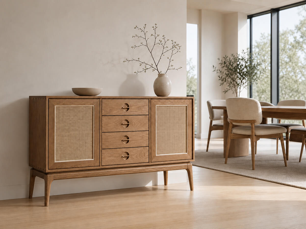Stockholm Solid Ash Sideboard