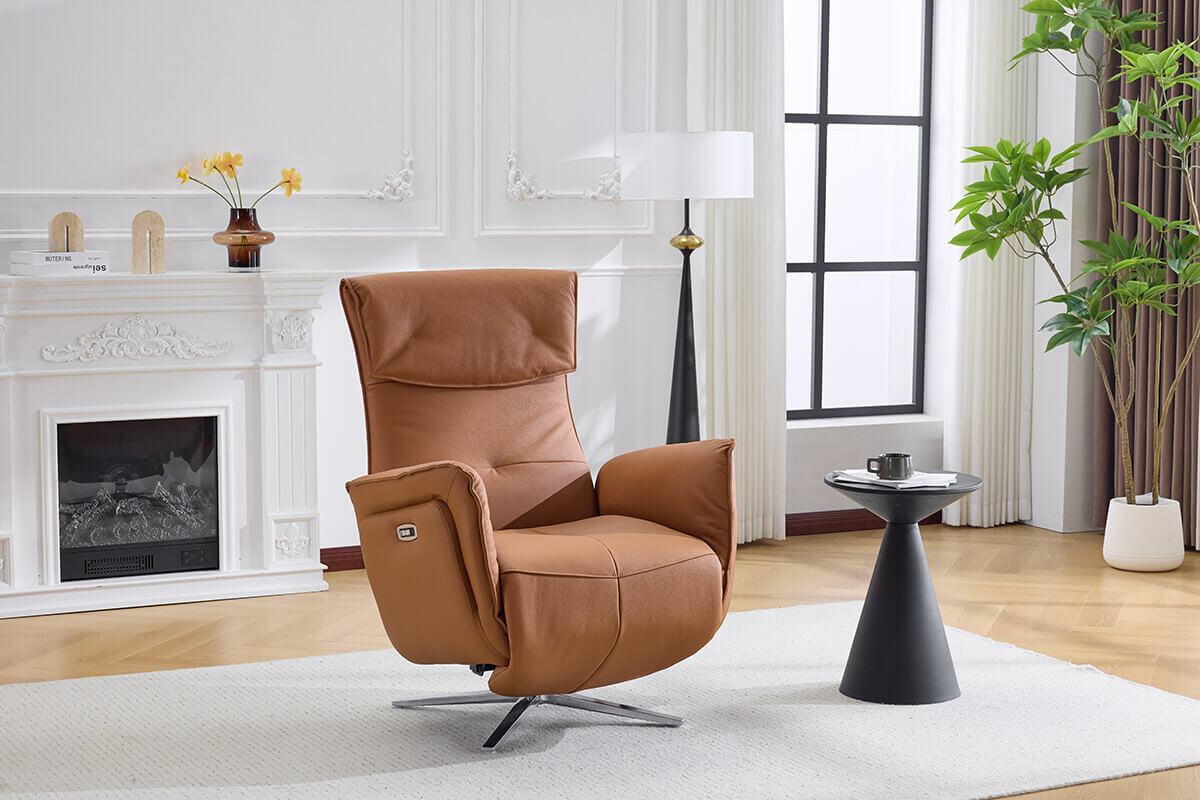 Copenhagen Swivel Electric Recliner Chair