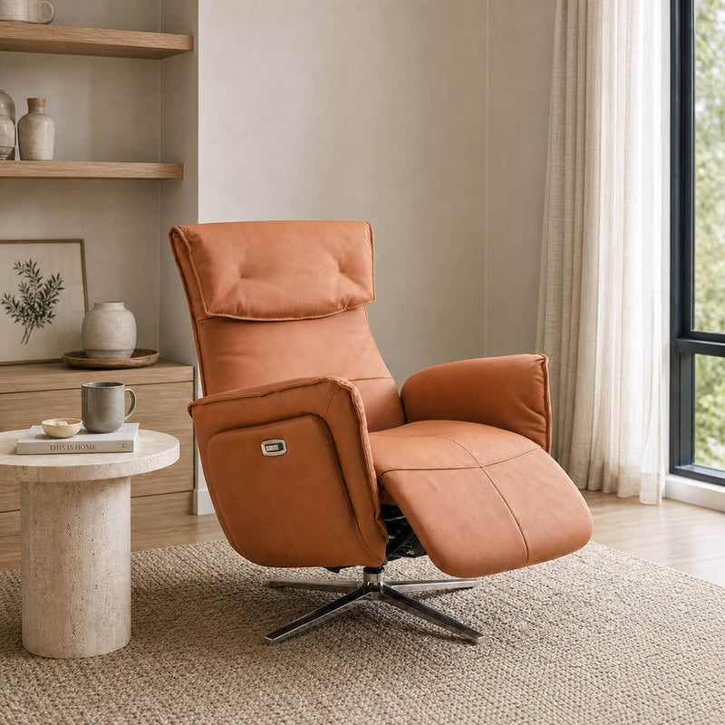 Copenhagen Swivel Electric Recliner Chair