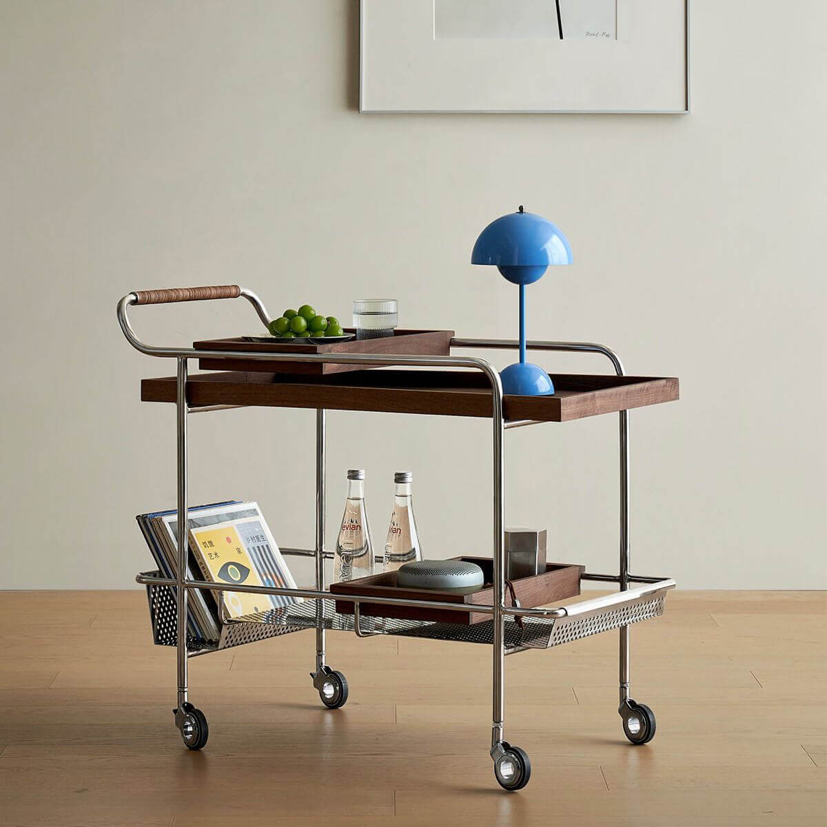 Heidelberg Walnut Trolly