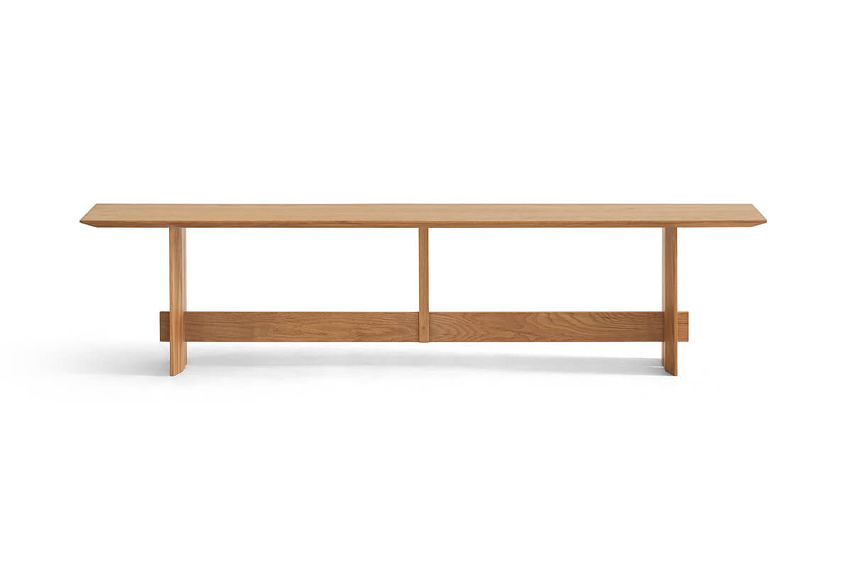 Karen Solid Oak Bench