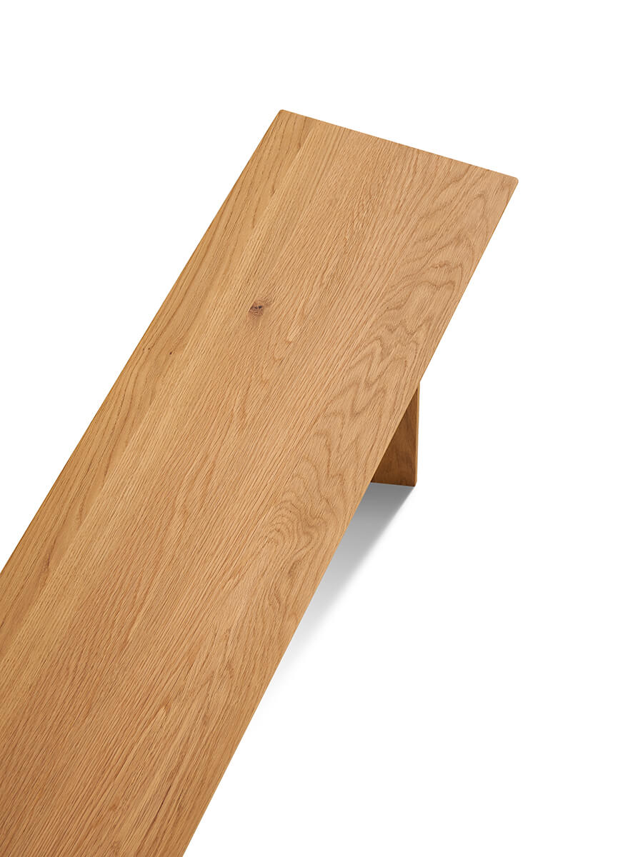 Karen Solid Oak Bench