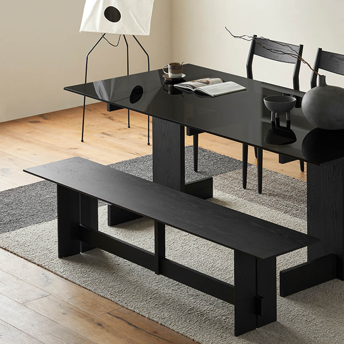 Karen Solid Oak Bench