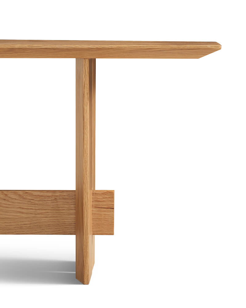Karen Solid Oak Bench