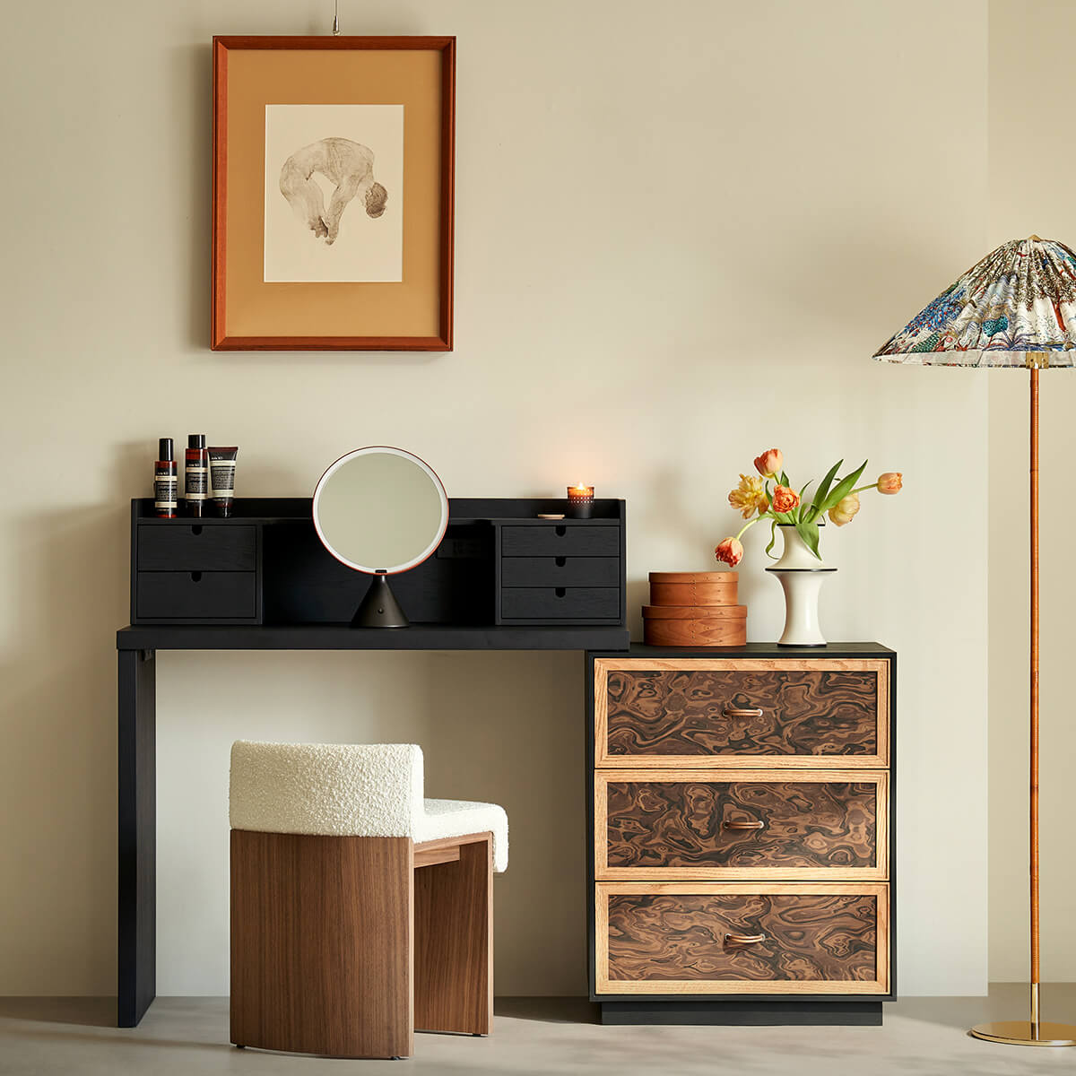 Mocha Chest of Drawers