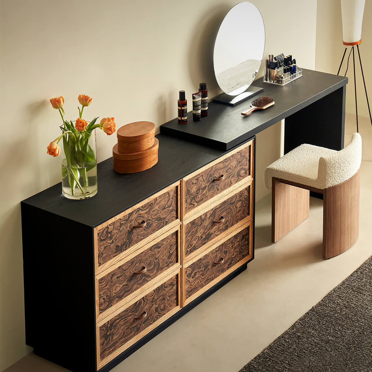 Mocha Dressing Table