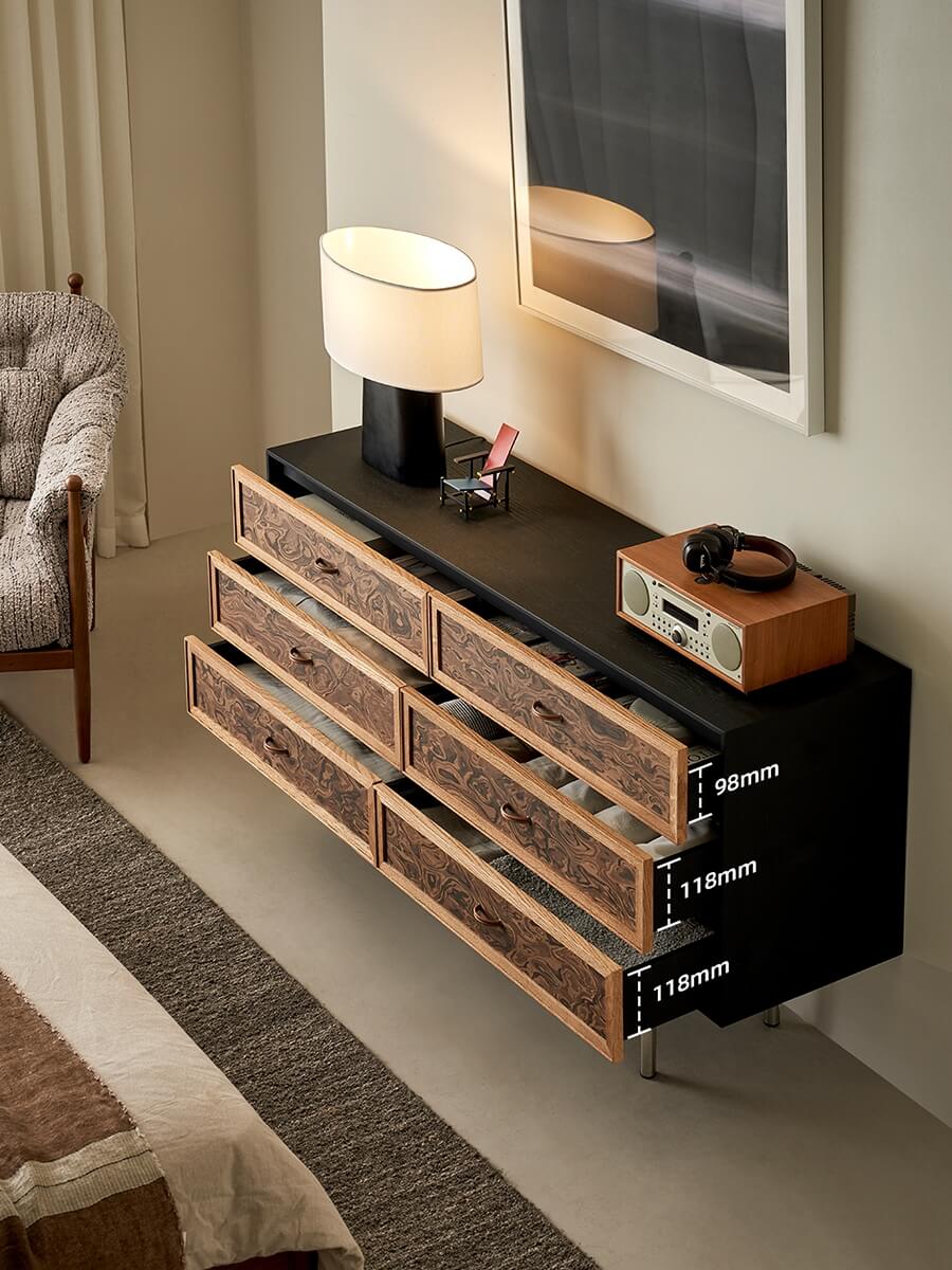 Mocha Chest of Drawers