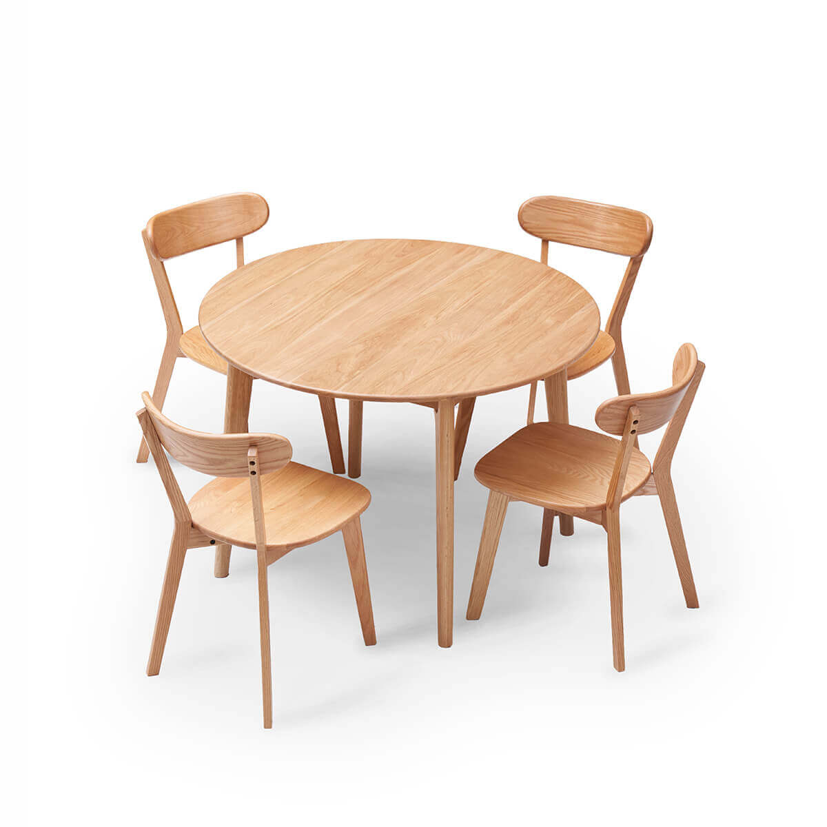 Reina Solid Oak Round Dining Table