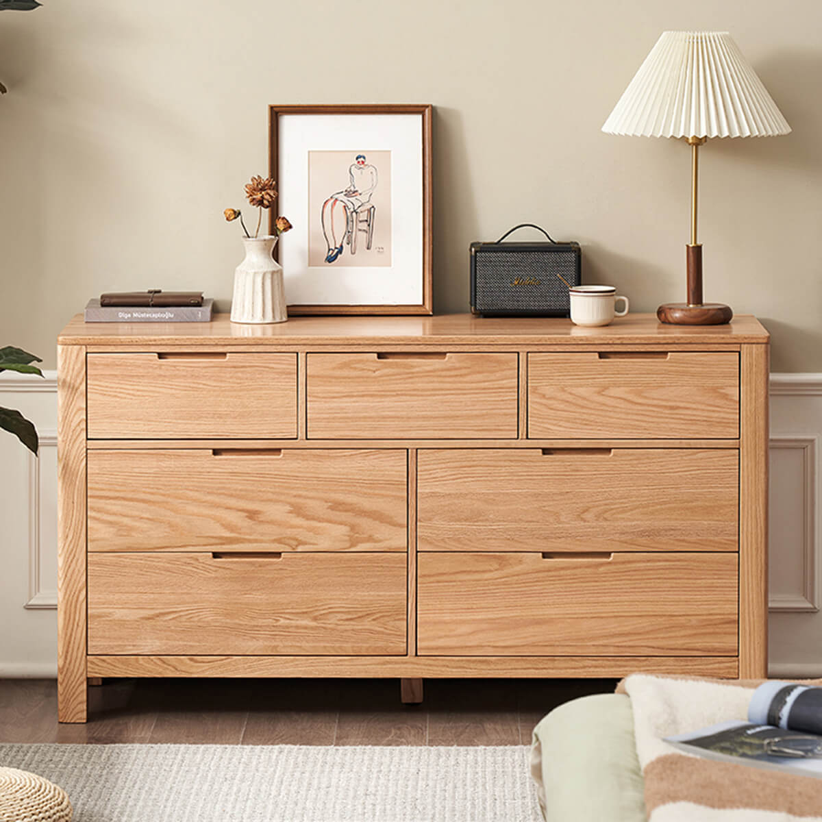 YSU-Norway Solid Oak Chest of Drawers