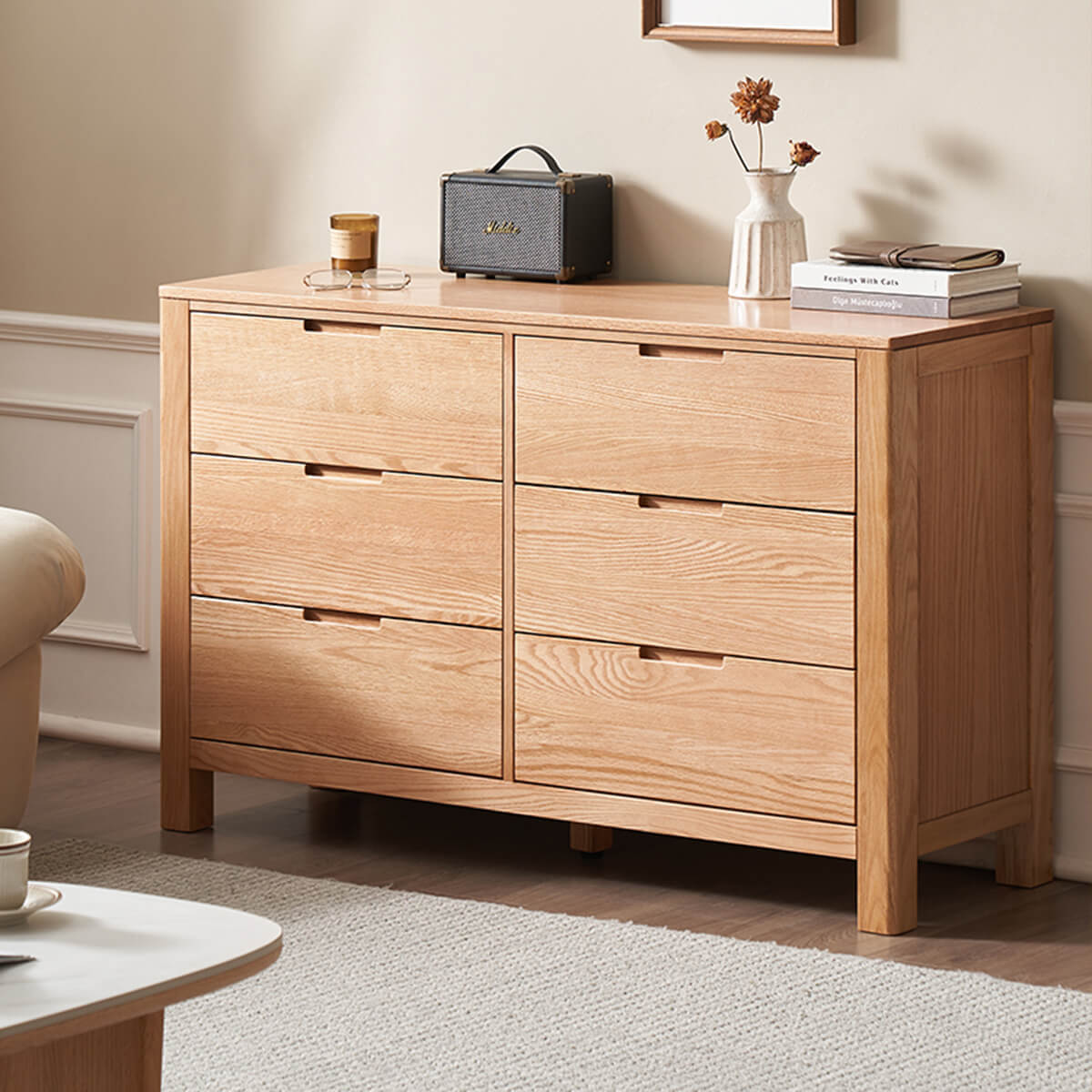 YSU-Norway Solid Oak Chest of Drawers