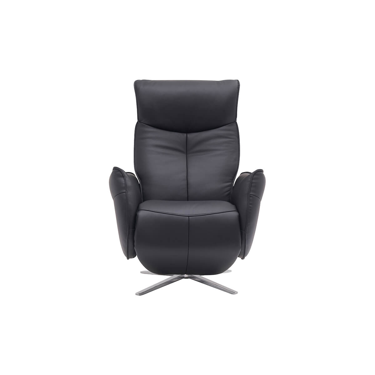Front view of Anita swivel recliner chair