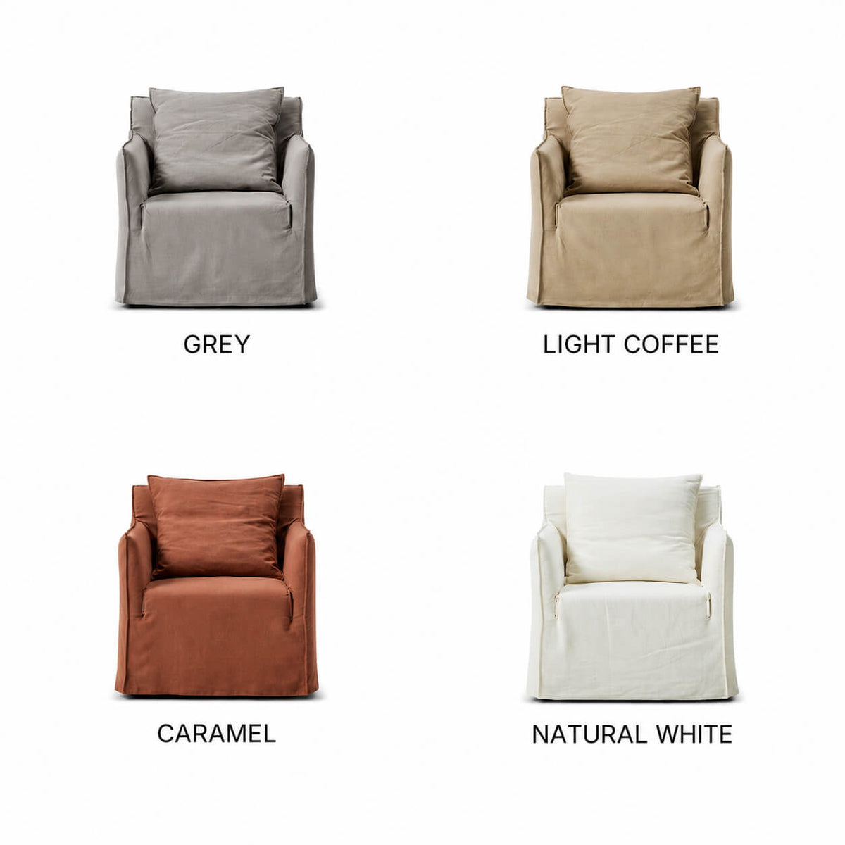 Anya Linen Armchair