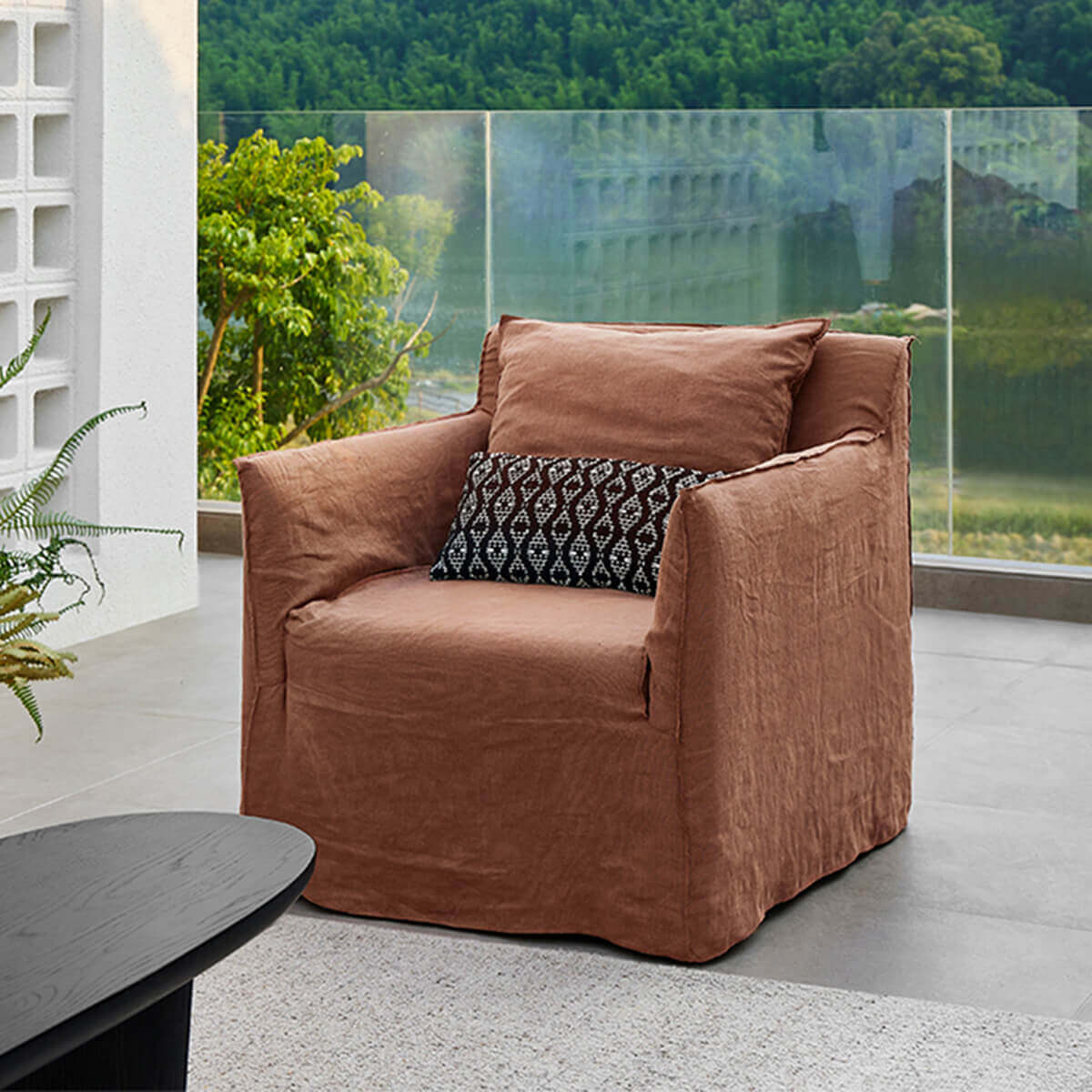 Anya Fabric Armchair