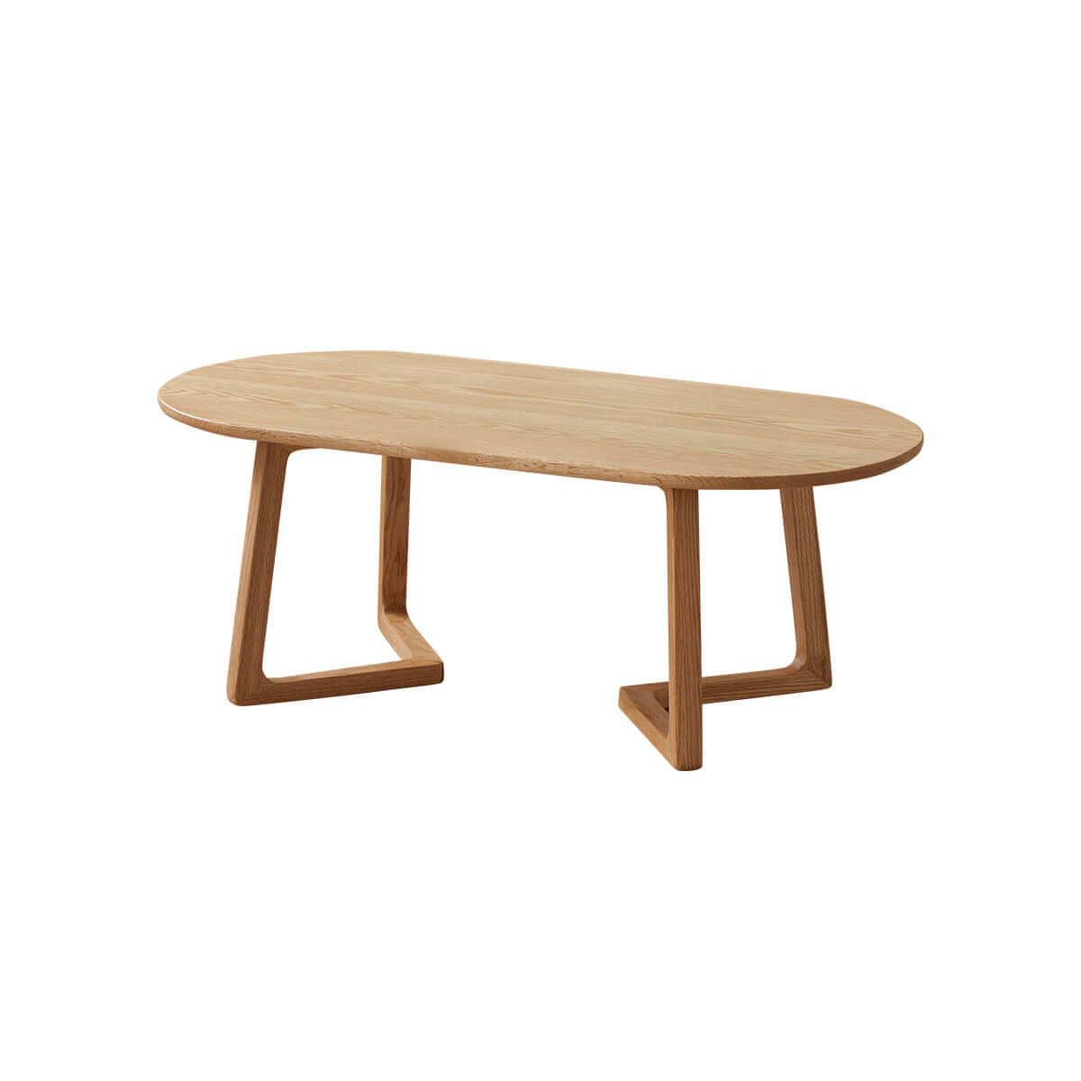 Aspen Solid Oak Coffee Table white background