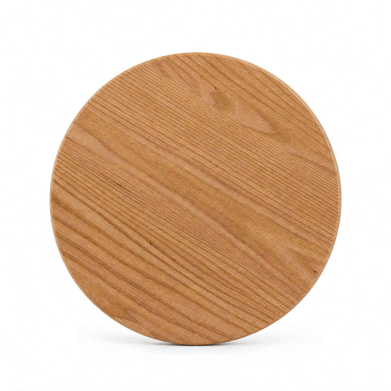 Solid oak tabletop detail of the Aspen Side Table