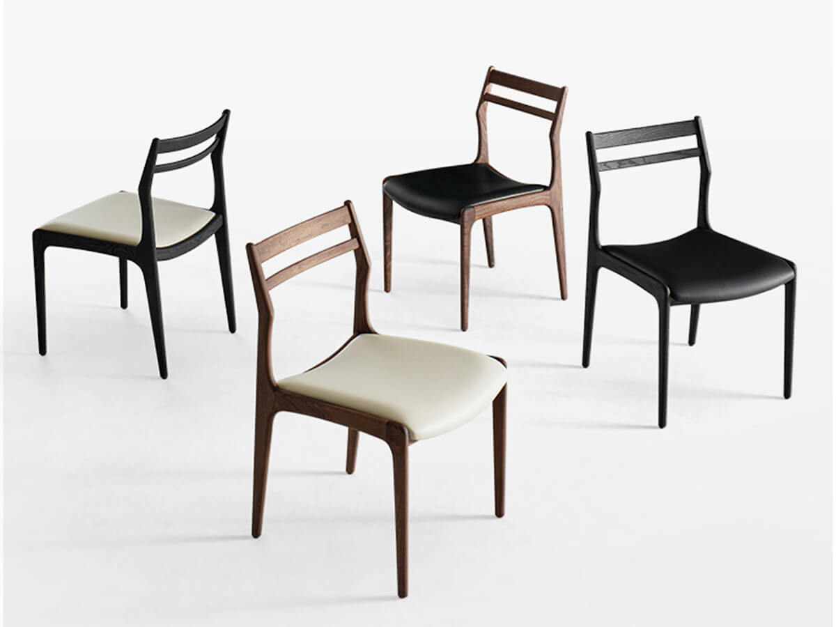 Beck dining chair collection with multiple colour options