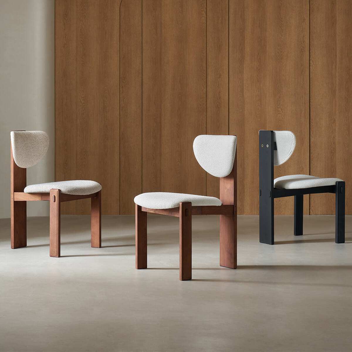 Bianca dining chairs in contemporary dining setting