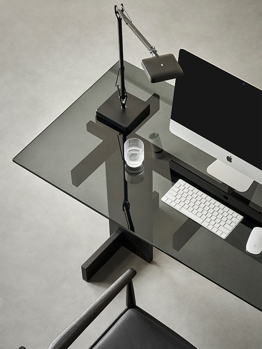 Bianca Glass Desk