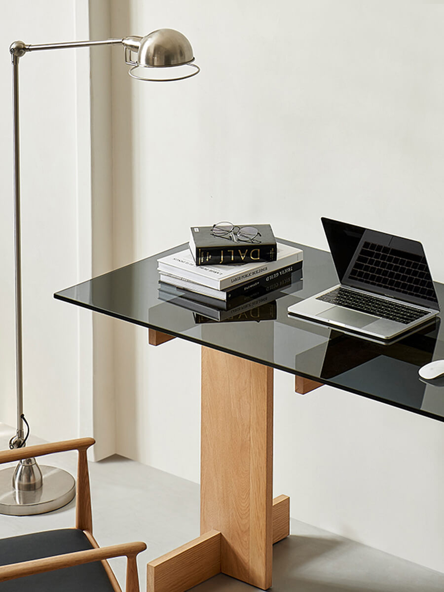 Bianca Glass Desk