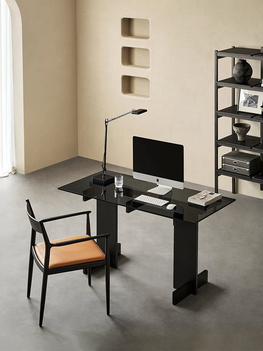 Bianca Glass Desk