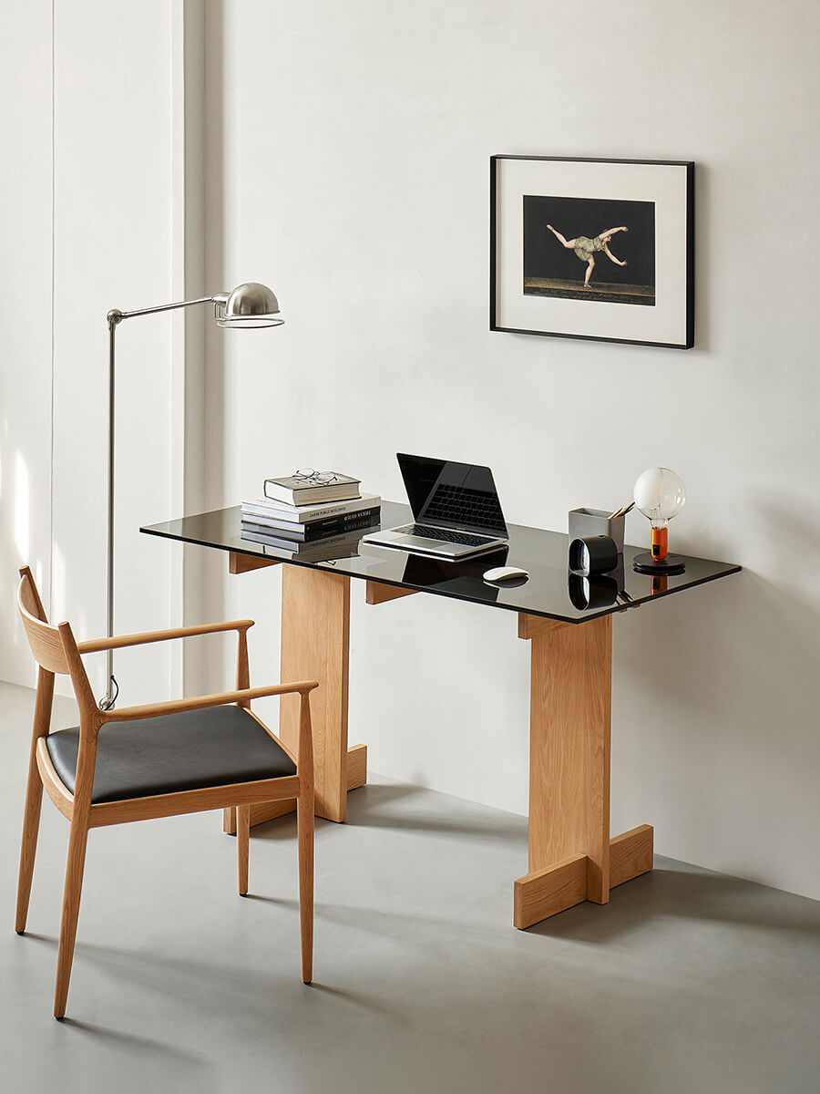 Bianca Glass Desk