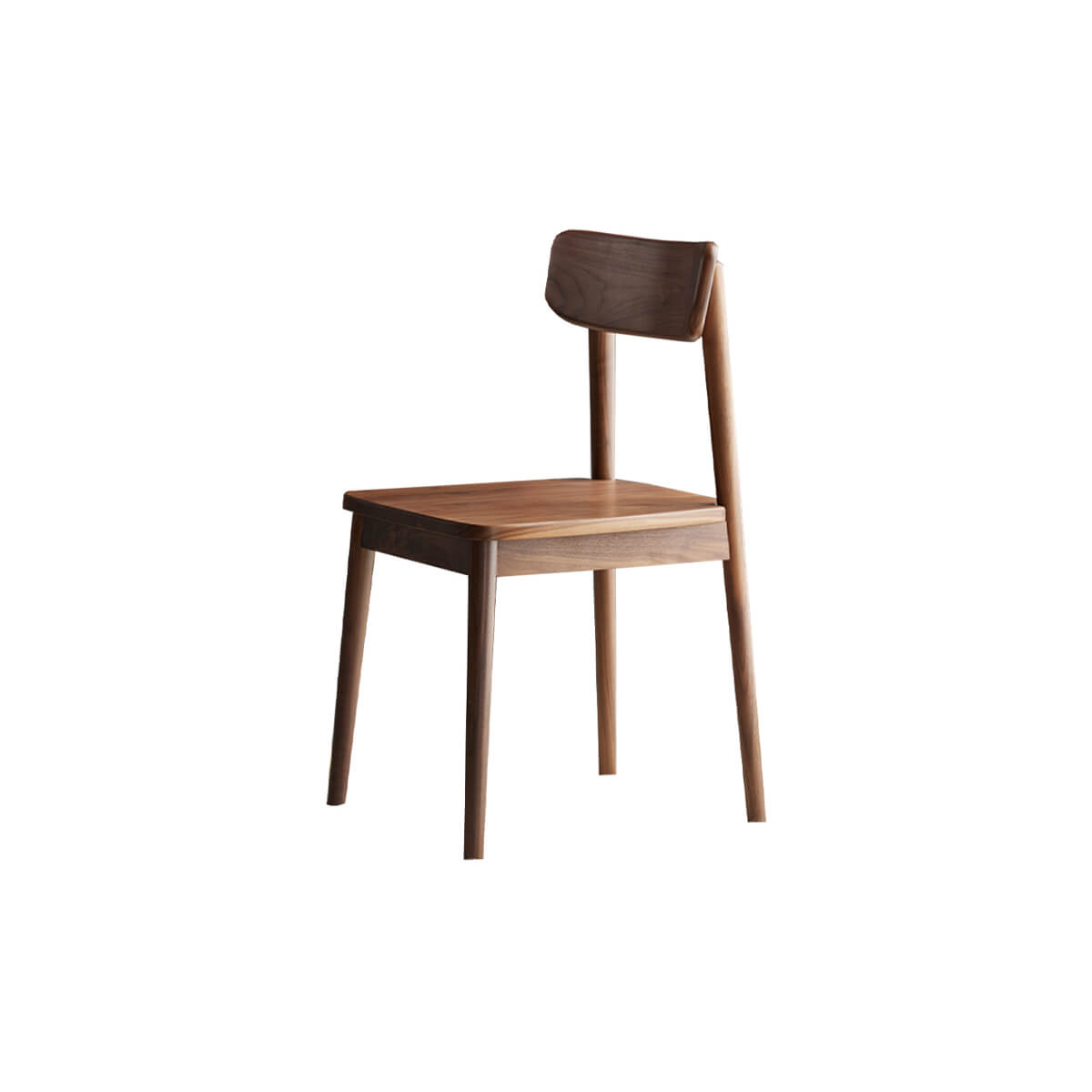Bond solid North American black walnut dining chair