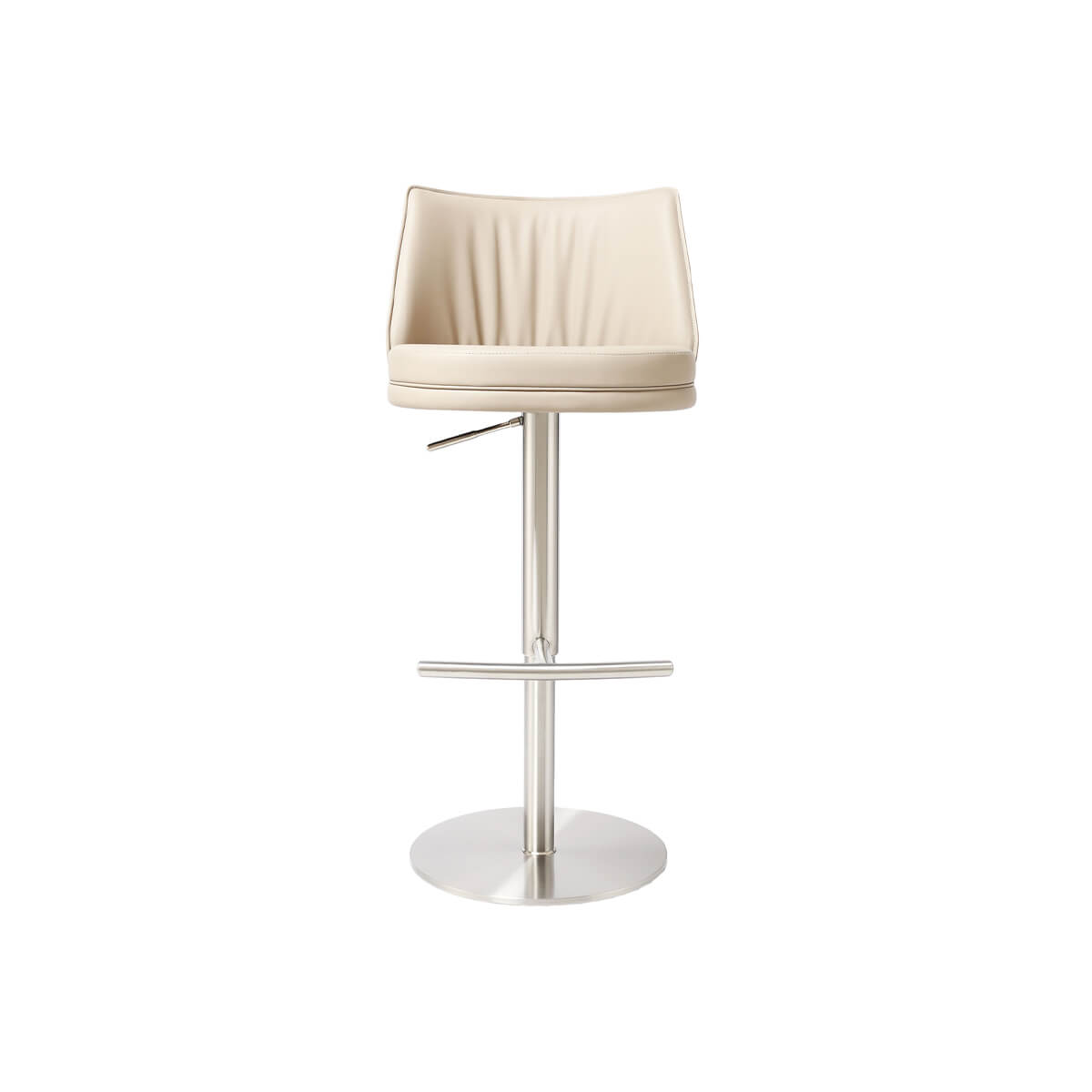 Front view of Clayton Gas Lift Swivel Bar Stool