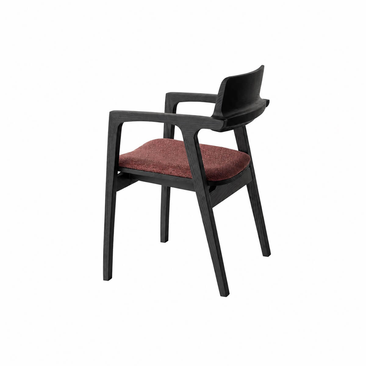Back view of the Cordy Designer Dining Chair in solid American ash