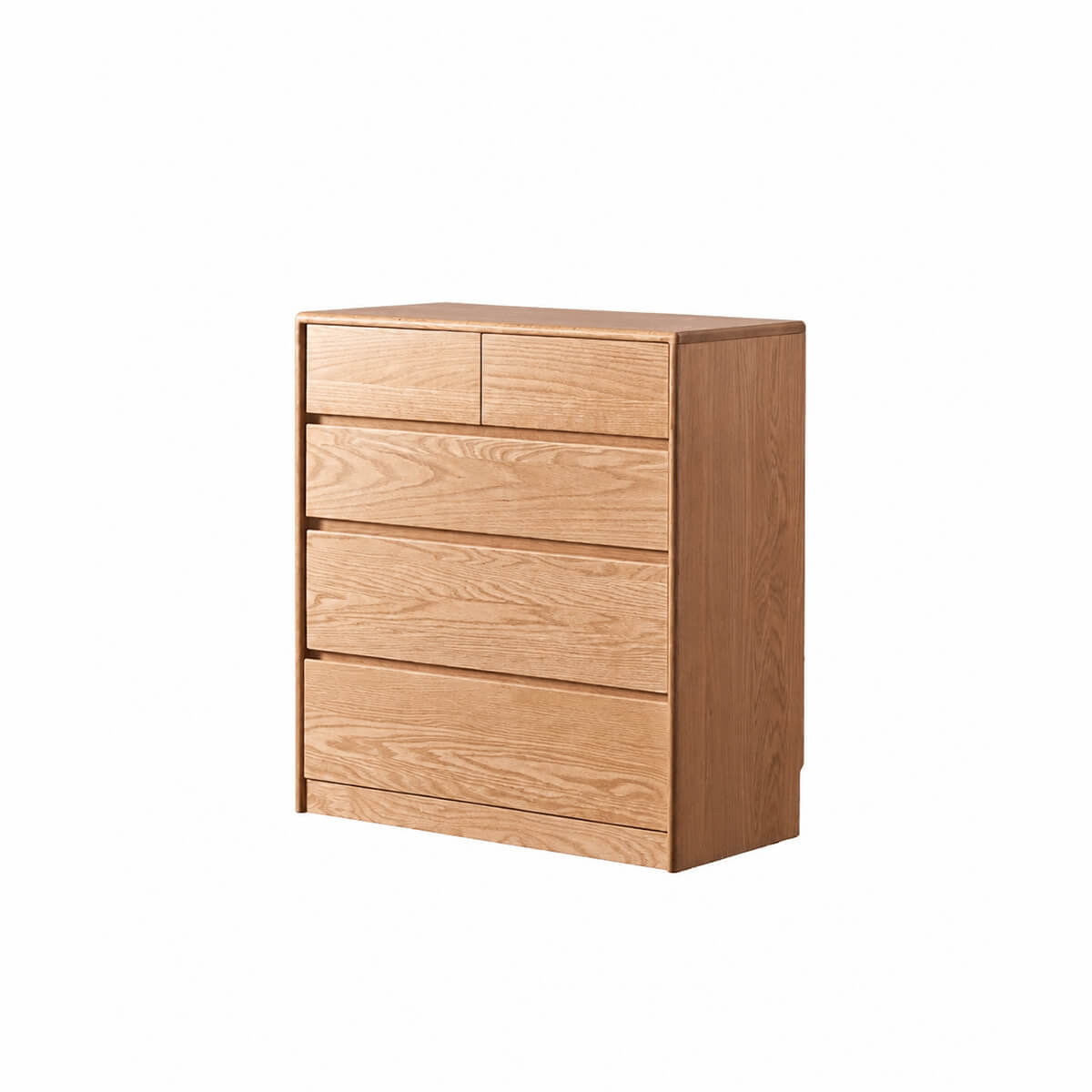 Denmark 5-drawer wide chest in natural oak