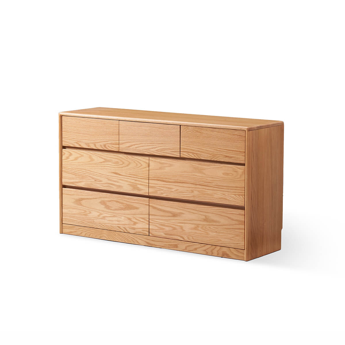 Denmark 7-drawer chest in natural oak