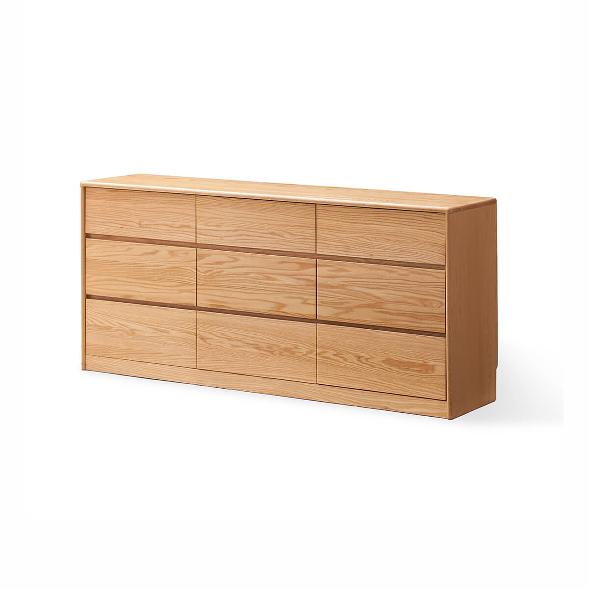Denmark 9-drawer chest in natural oak
