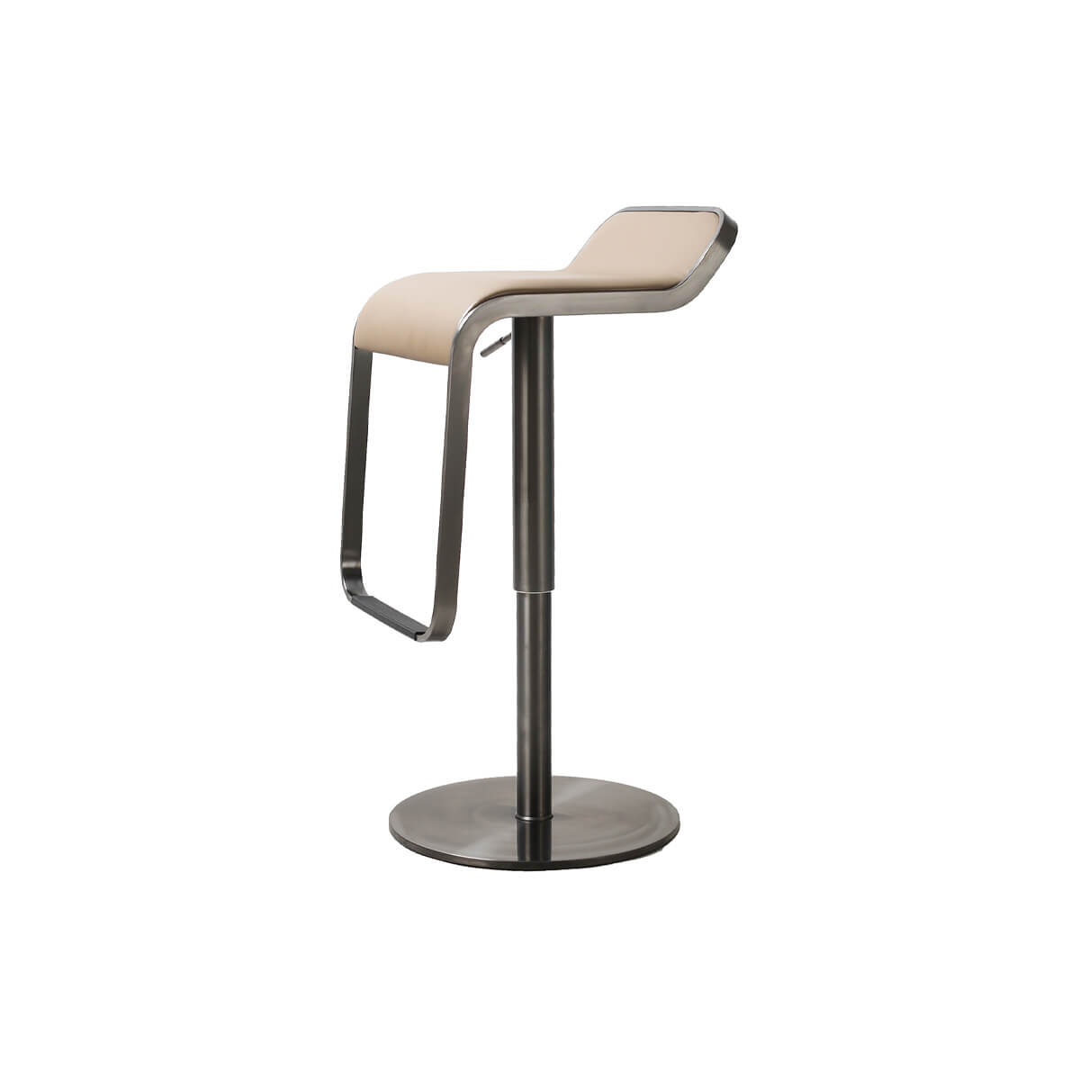 Angled view of Dion Gas Lift Swivel Bar Stool