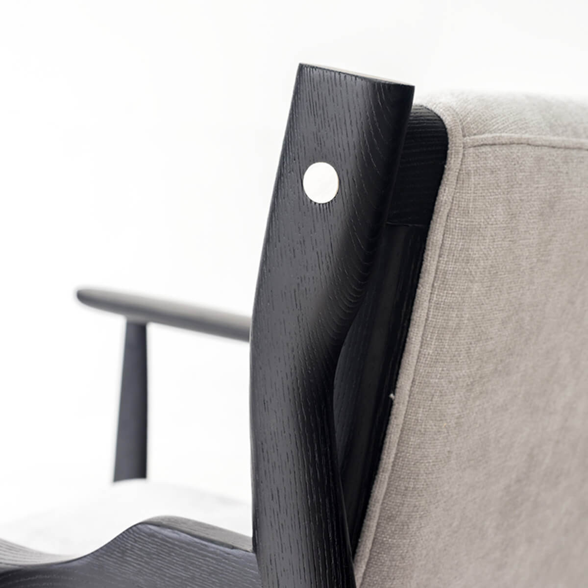 Floating Backrest Detail of Douk Armchair