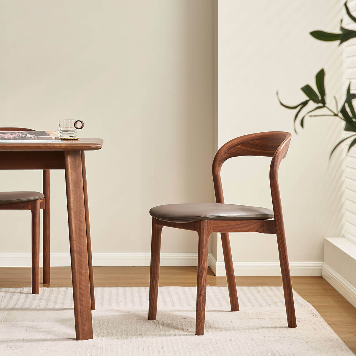 Duncan Solid Walnut Dining Chair