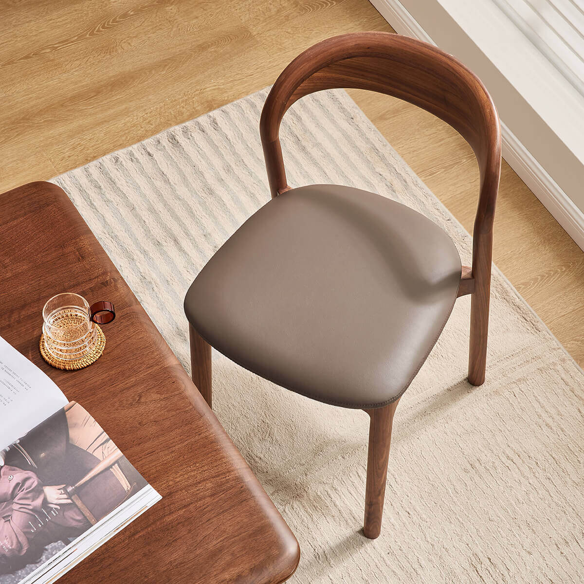 Duncan Solid Walnut Dining Chair