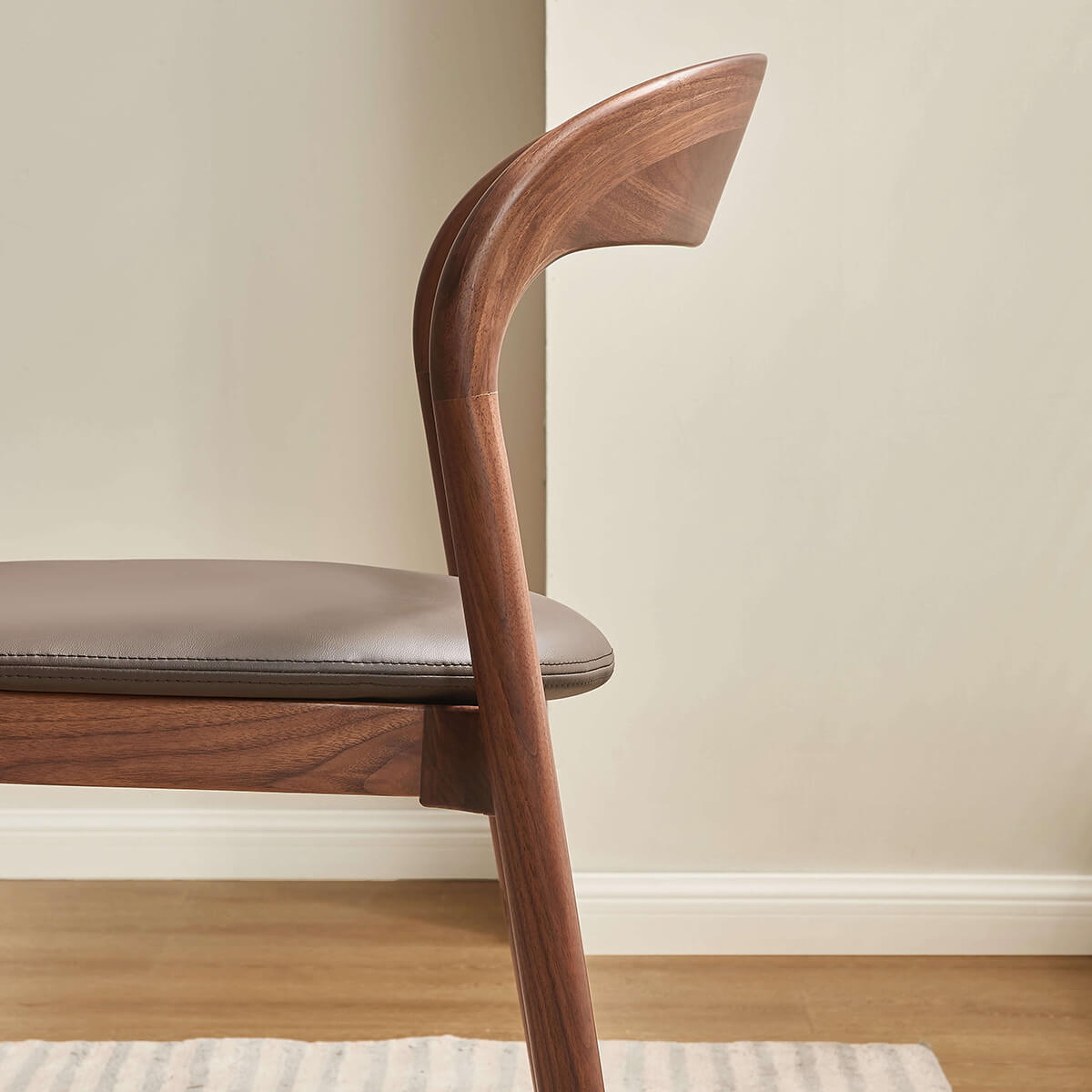 Duncan Solid Walnut Dining Chair