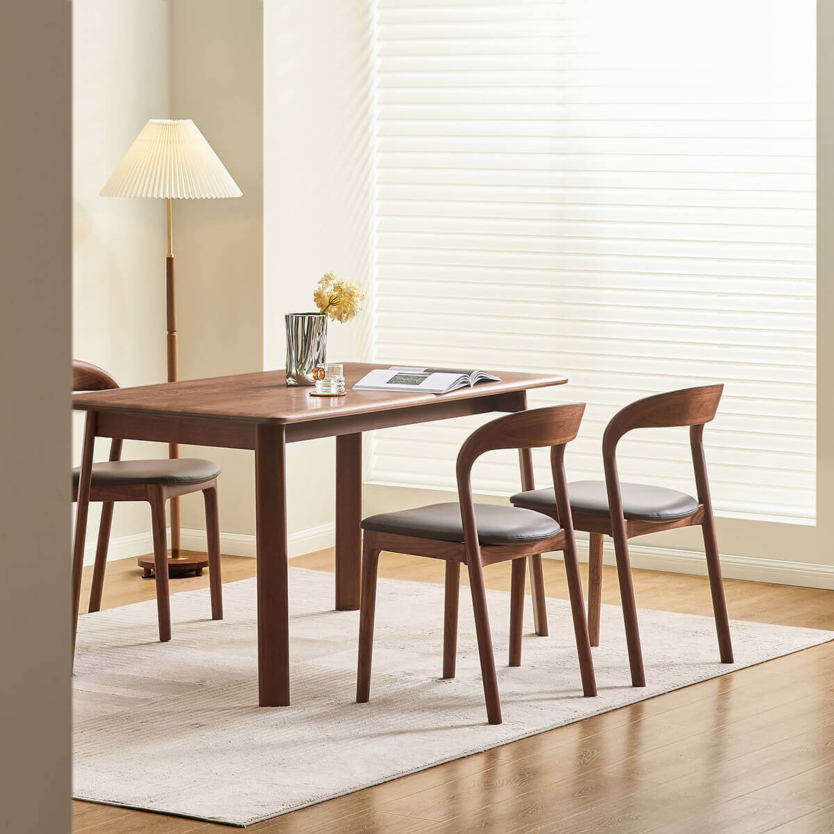 Duncan Solid Walnut Dining Chair
