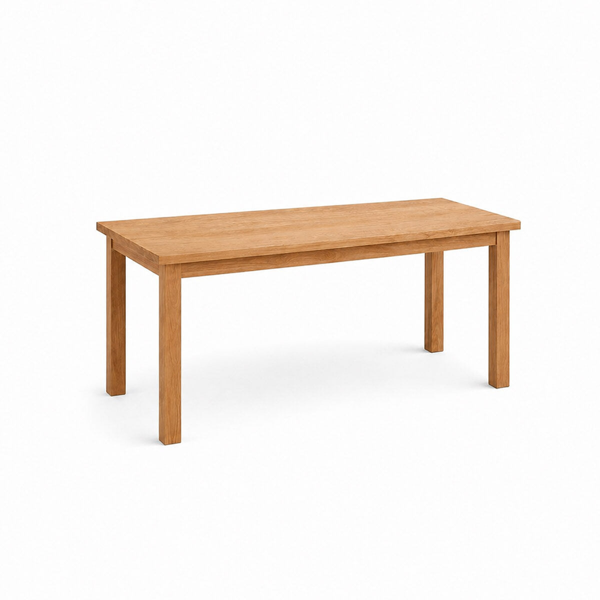 Edge Solid Cherry Classic Dining Table in solid cherry timber