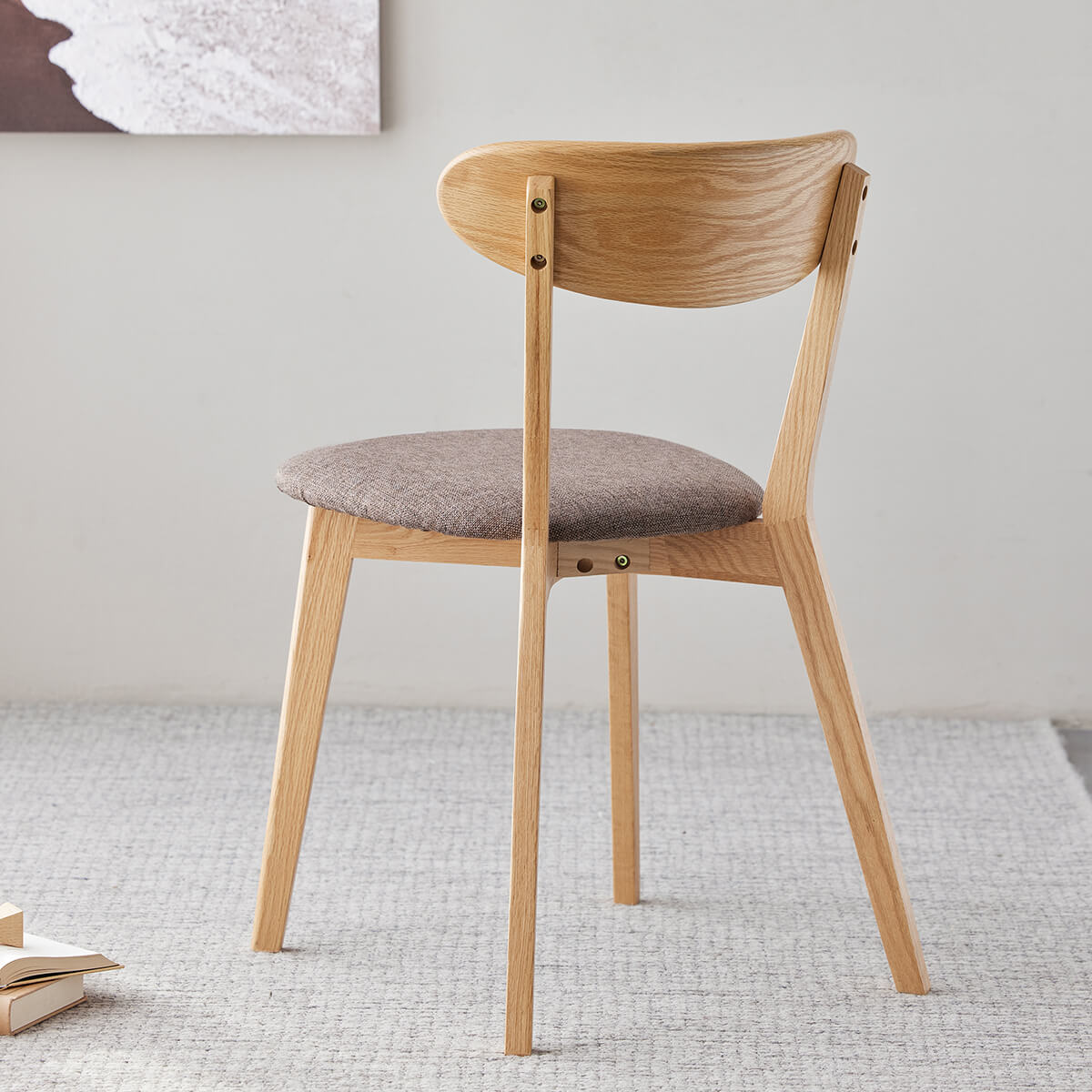 Rear view of Edon dining chair