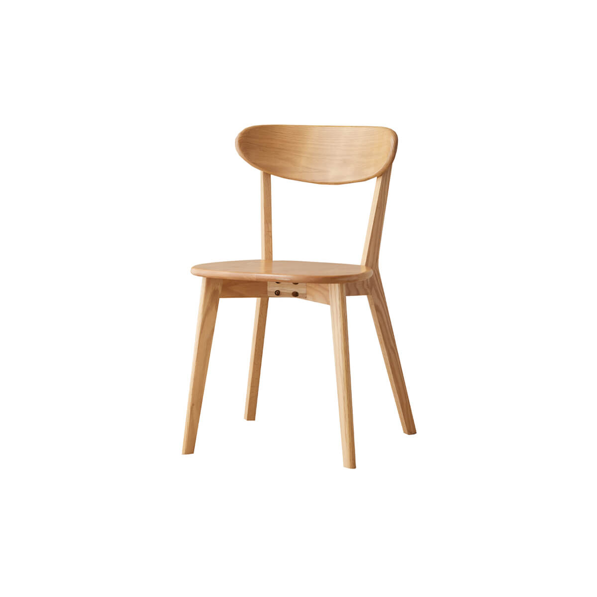 Edon dining chair in solid oak finish
