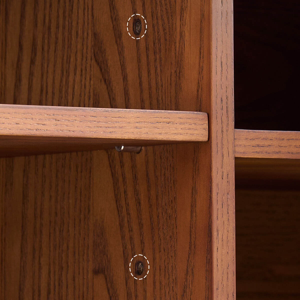 Elmora Sideboard internal shelf detail