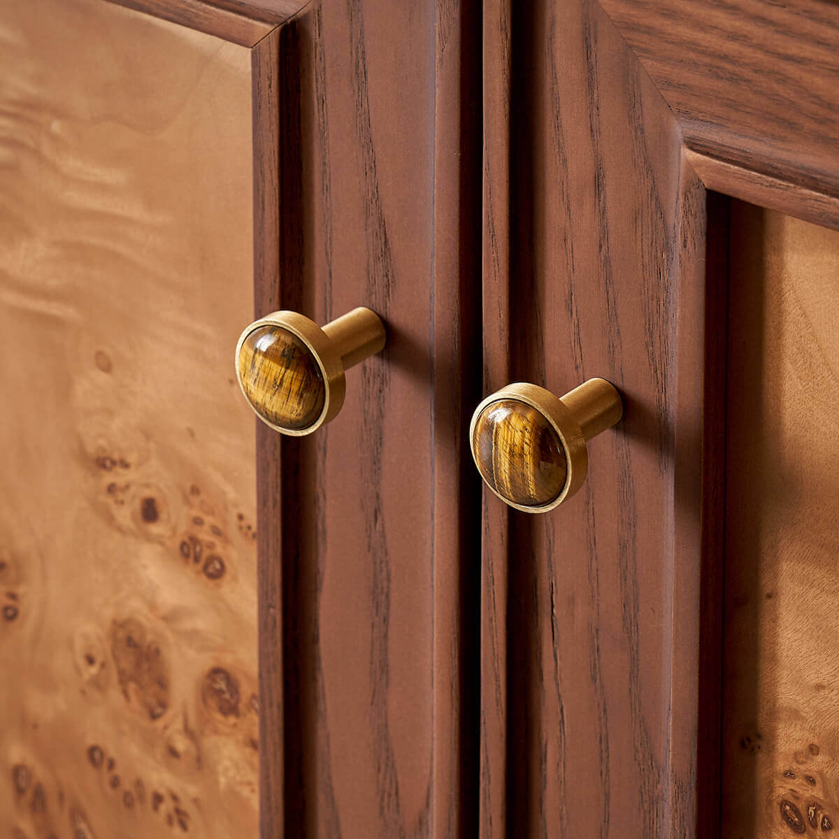 Elmora Sideboard brass handle detail